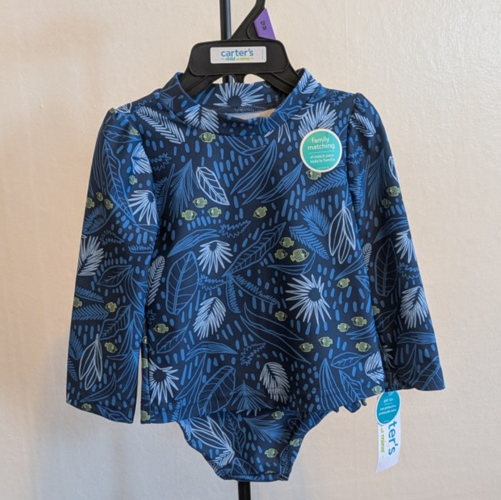 Carter's Child of Mine 12M Swimsuit 2-Piece Set